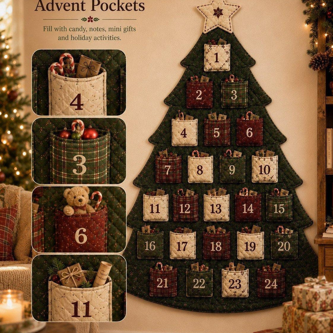 24-Pocket Christmas Tree