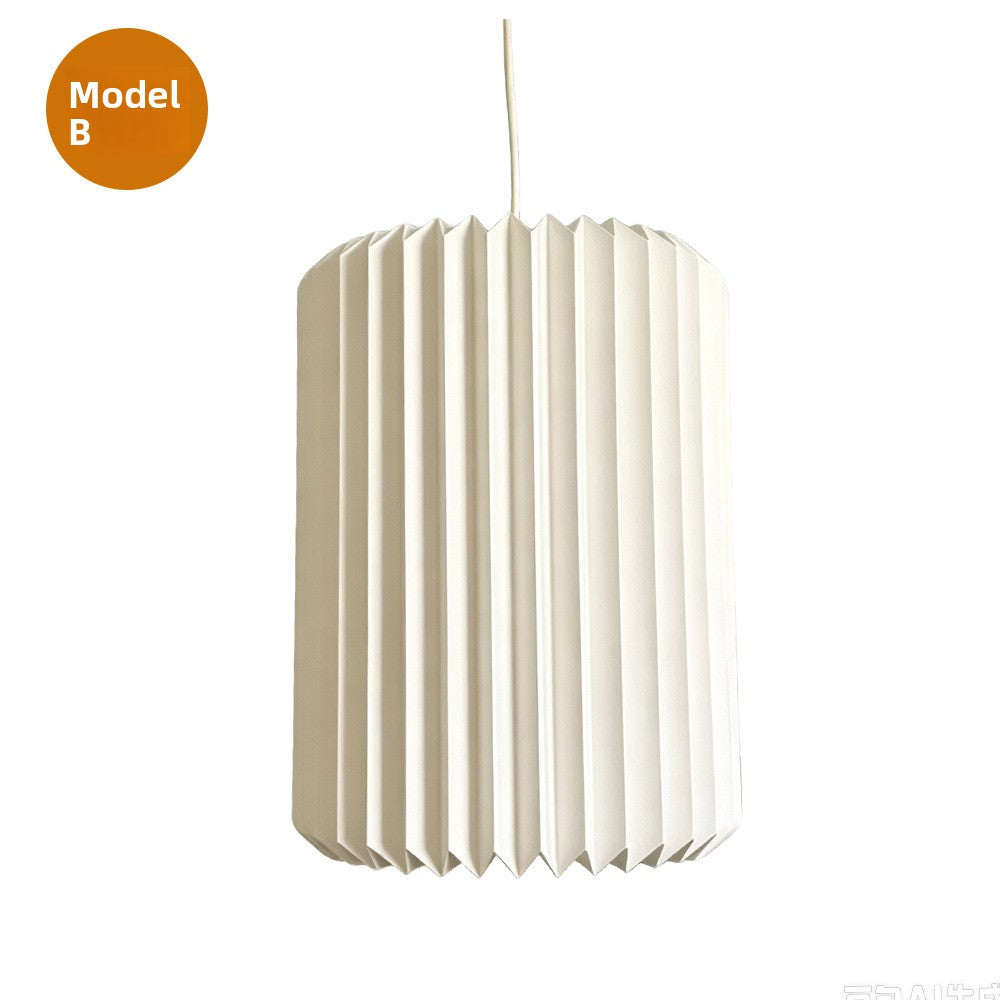 Foldable Paper Pendant Lamp Shade Creative Home Lighting