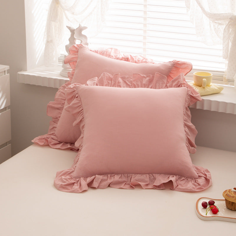 Solid color sofa throw blanket