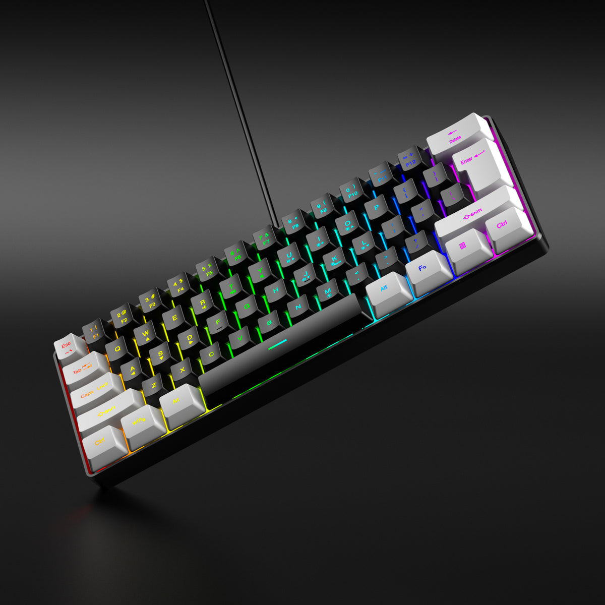 61 Key RGB Wired Keyboard and Mouse Combo