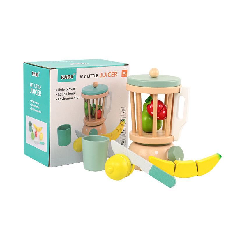 Wooden Kids Pretend Play Kitchen Set