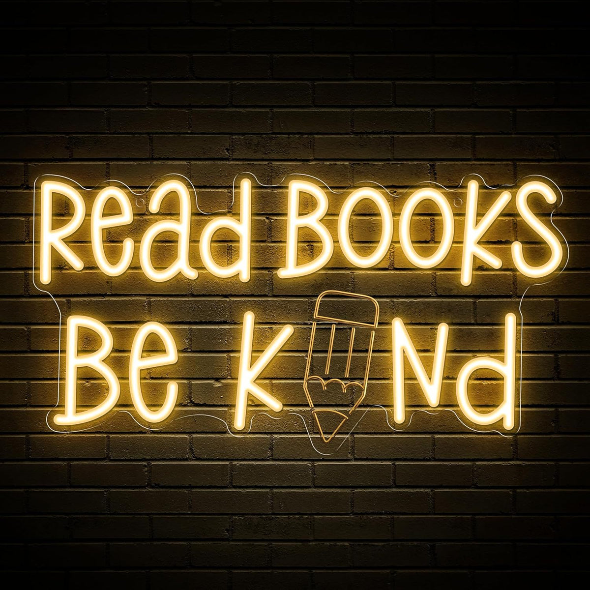 Dimmable LED Reading Neon Sign Wall Decor Light