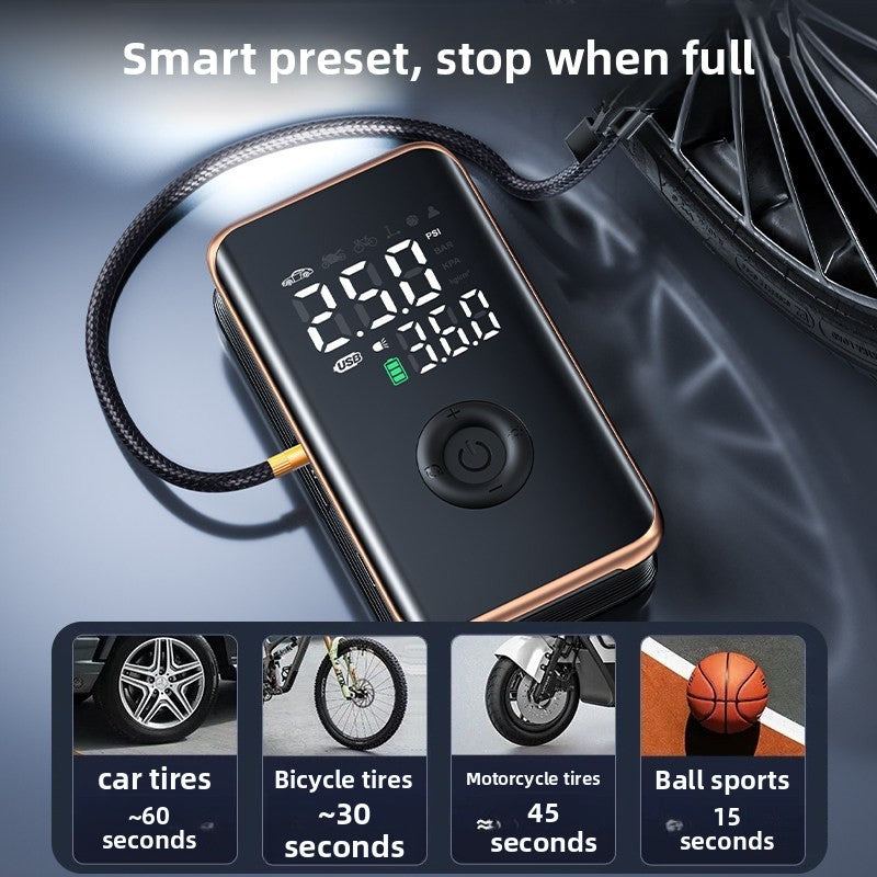 Car Jump Starter with Air Compressor and Power Bank