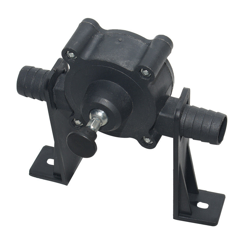 Portable hand drill pump
