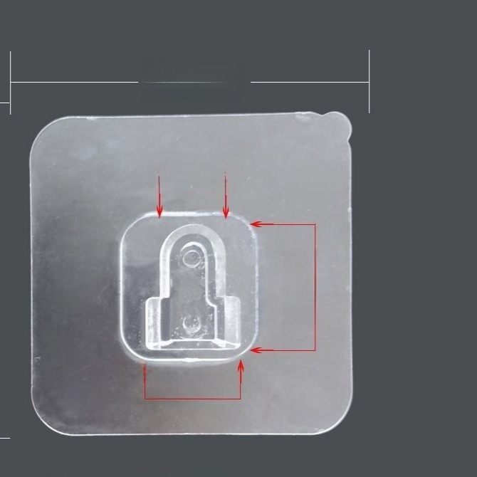 Transparent Adhesive Wall Hooks