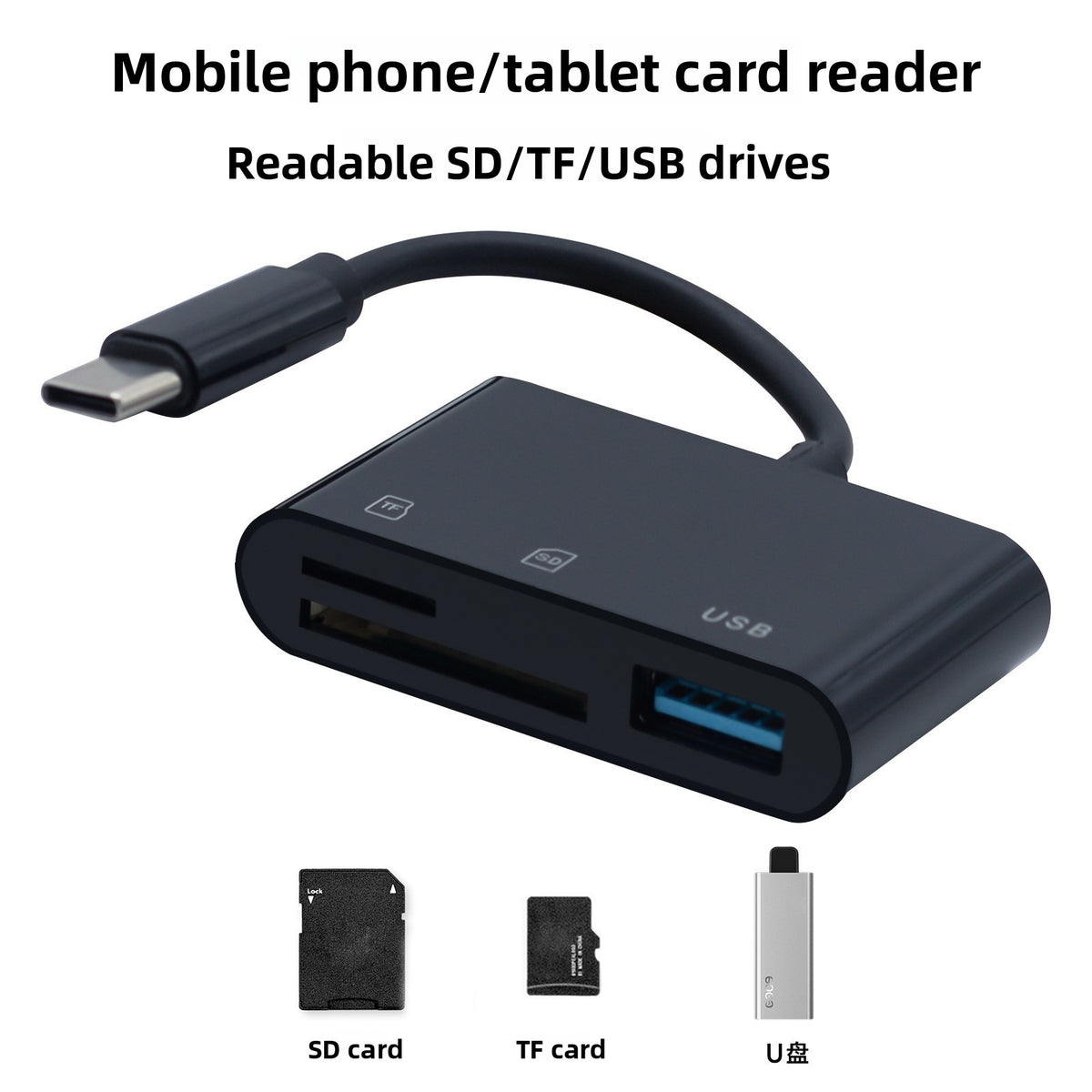 Multi-function OTG Card Reader Adapter