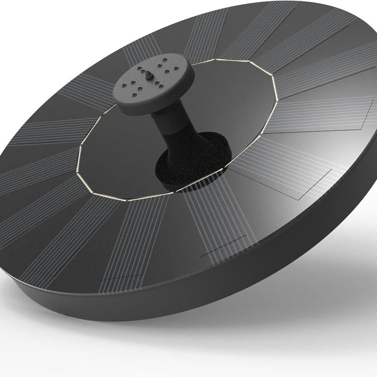 Solar Powered Floating Fountain with LED Lights