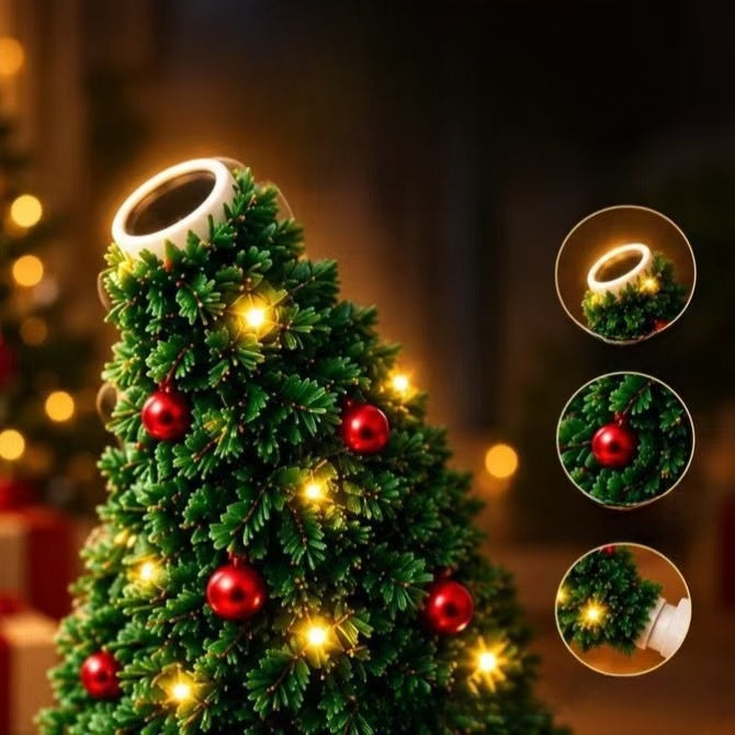 USB Christmas Tree Projector Light for Holiday Home Decoration