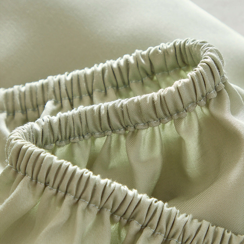 Bamboo Fiber Fitted Sheet and Duvet Cover Set