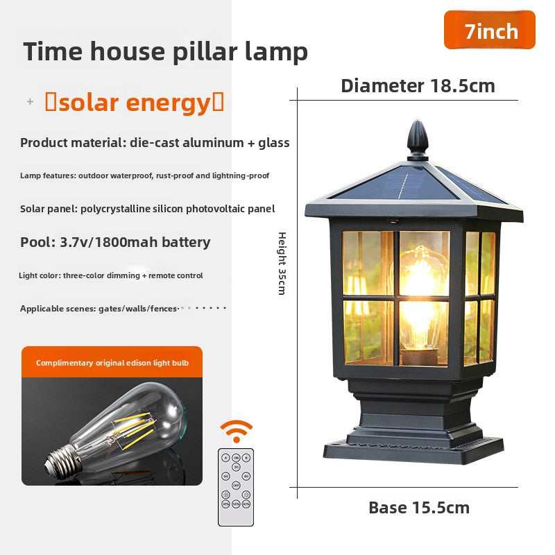 Decorative Outdoor Column Lamp