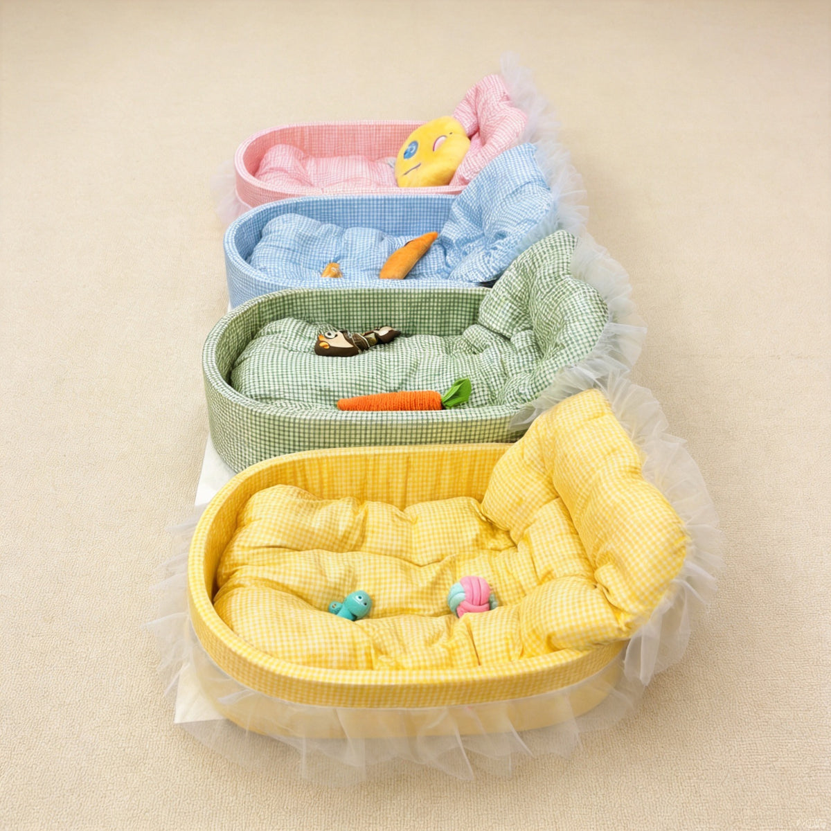 Plush Deep Sleep Cat Kennel