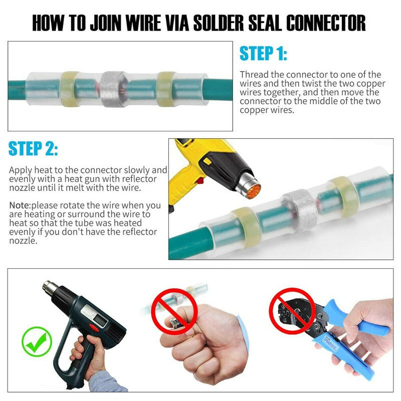 Solder Seal Heat Shrink Connectors