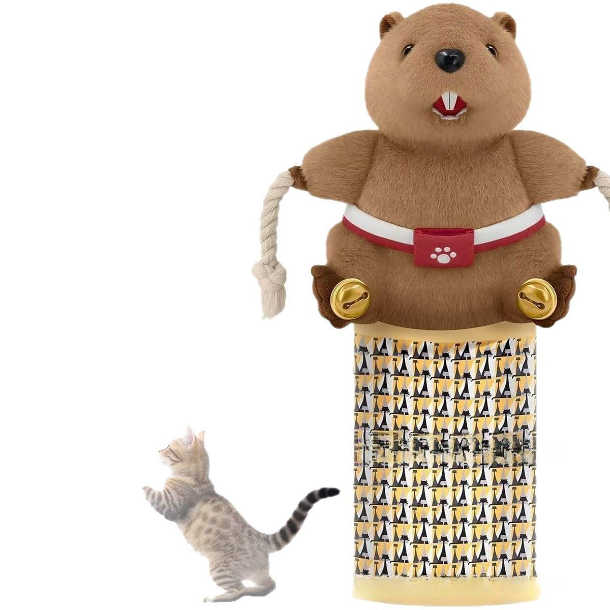 Interactive Cat Wrestling Glove Toy