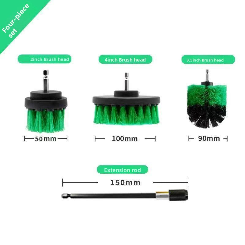 Electric Drill Cleaning Brush Head Set