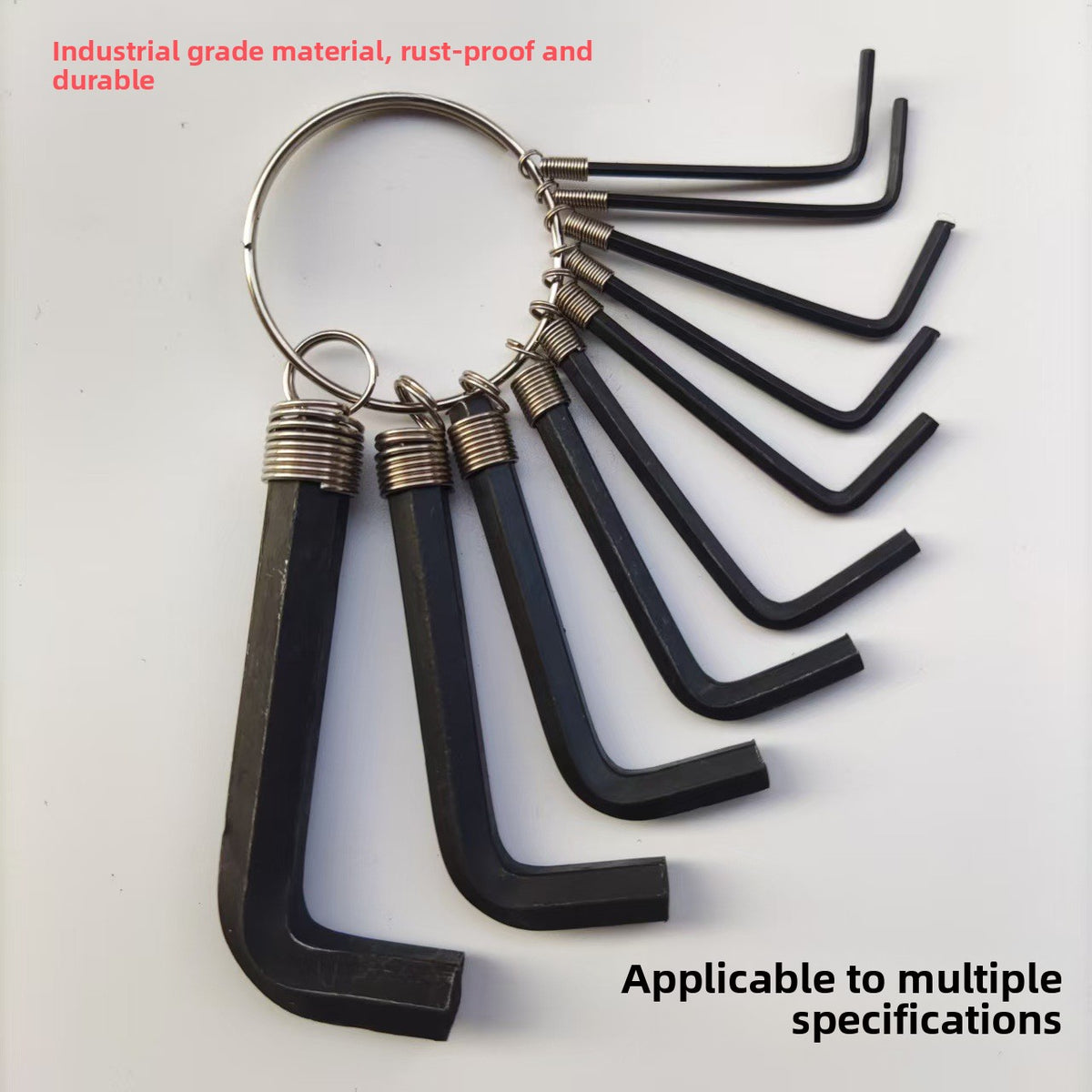 10-Piece Hex Key Set with Keychain