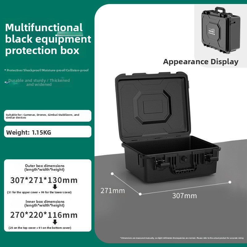 Durable Waterproof Plastic Protective Tool Case with Foam