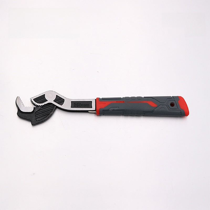 Quick self-locking wrench with large opening