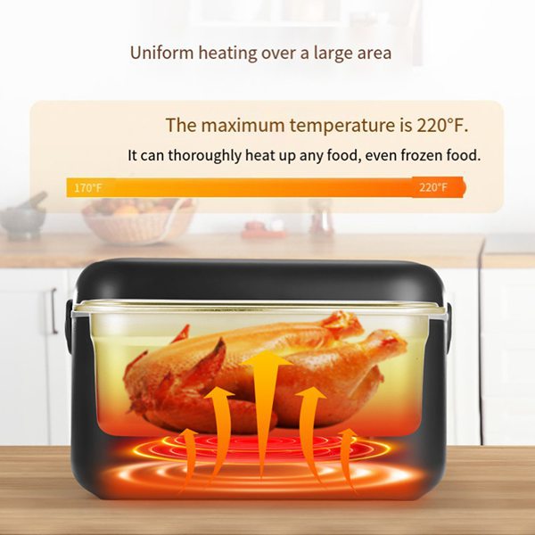 Wireless Heating Rechargeable Insulated Lunch Box