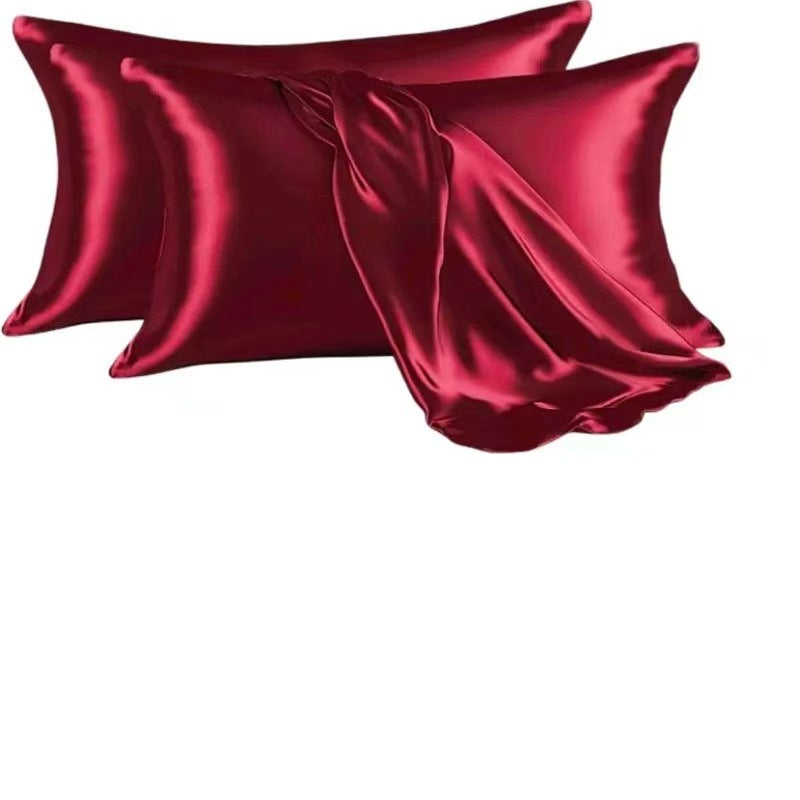 Bedding Satin Ice Silk Envelope Pillowcase