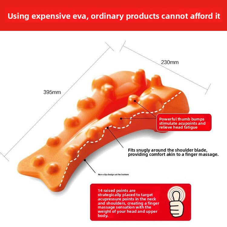 Ergonomic EVA Massage Pillow
