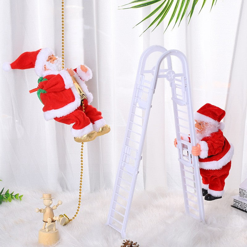 Climbing Pearl Santa Claus Electric Toy