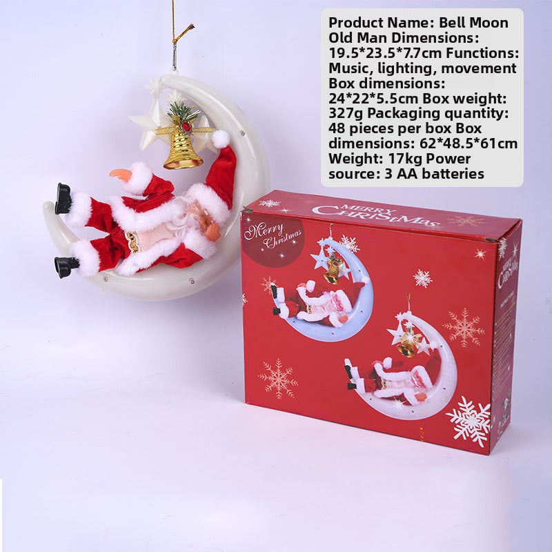 Climbing Pearl Santa Claus Electric Toy