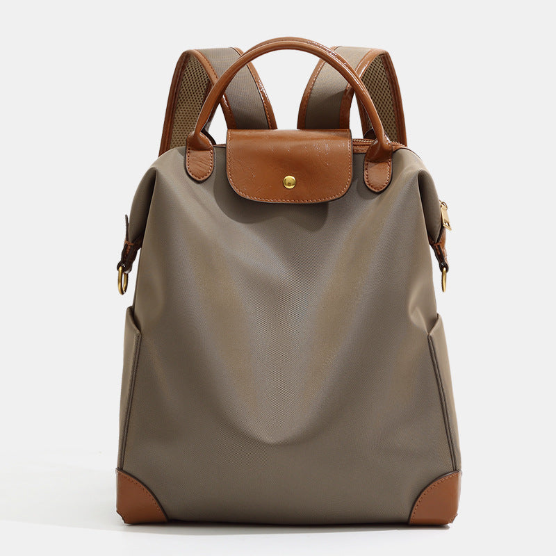 Women's Lightweight Waterproof Nylon Backpack Large Capacity 15 Inch Laptop Bag