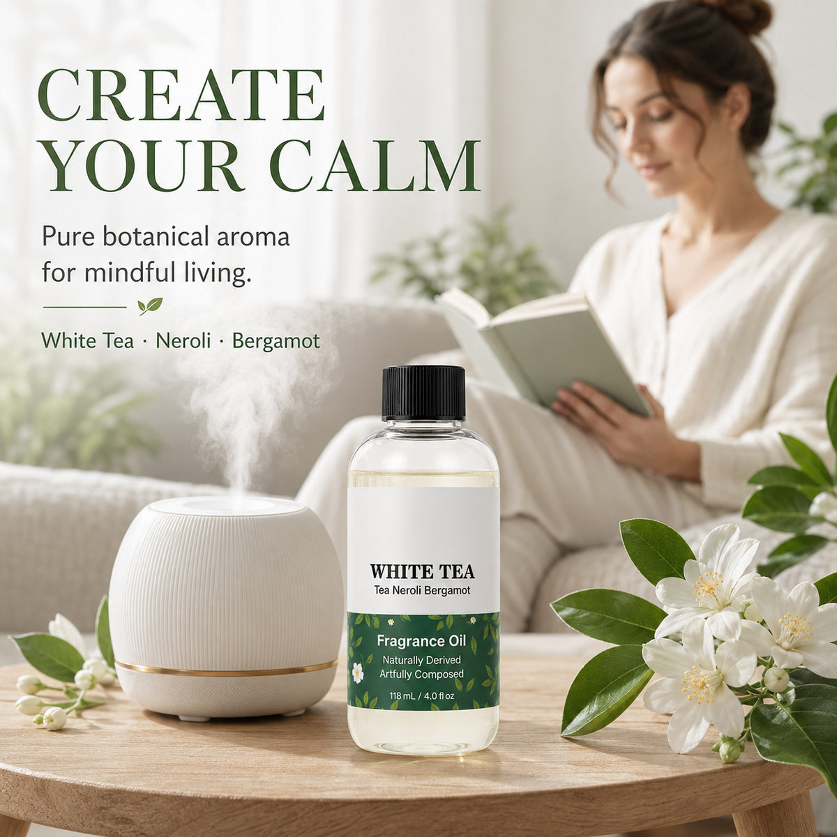 Premium White Tea Fragrance Spray