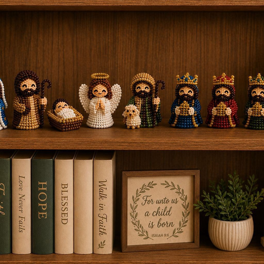 3D Beaded Nativity DIY Craft Kit