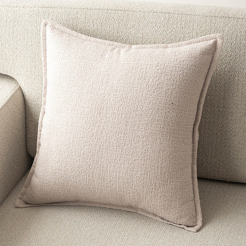 Solid Color Linen Sofa Cushion Cover