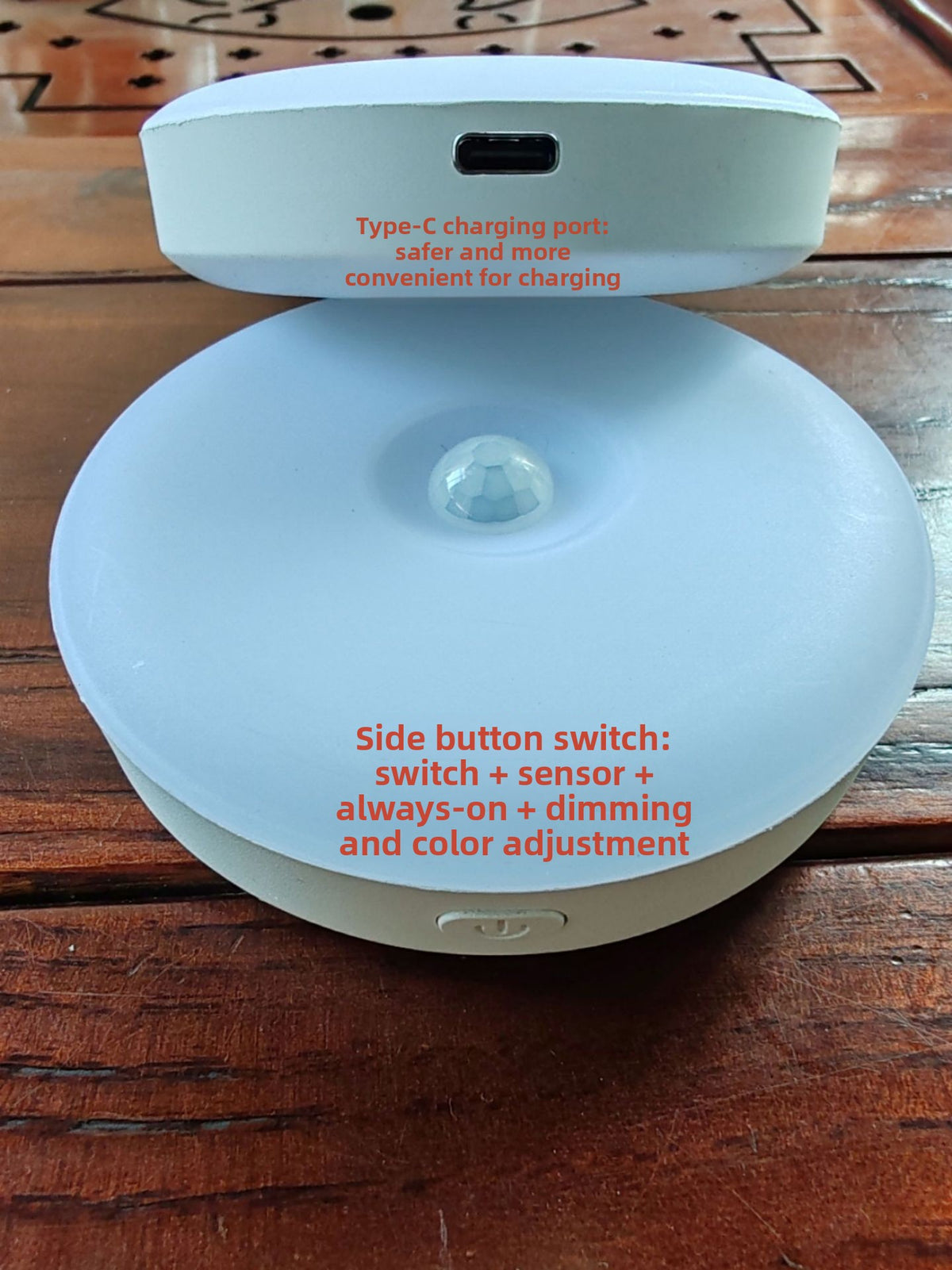 Smart Sensor Night Light with Adjustable Brightness