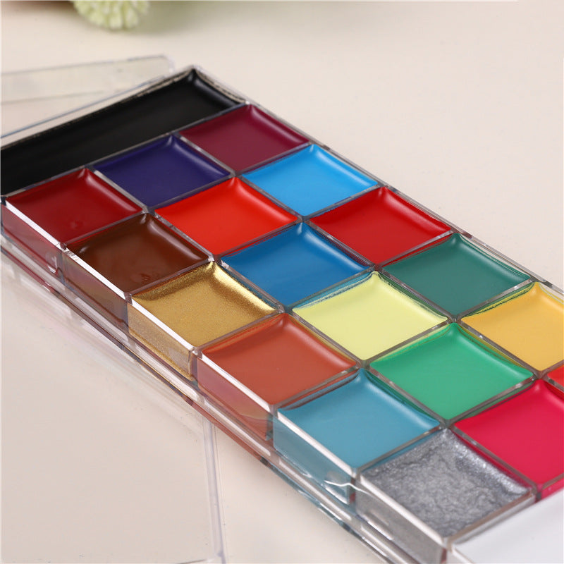 Oil-Based Face Paint Set for Stage and Events