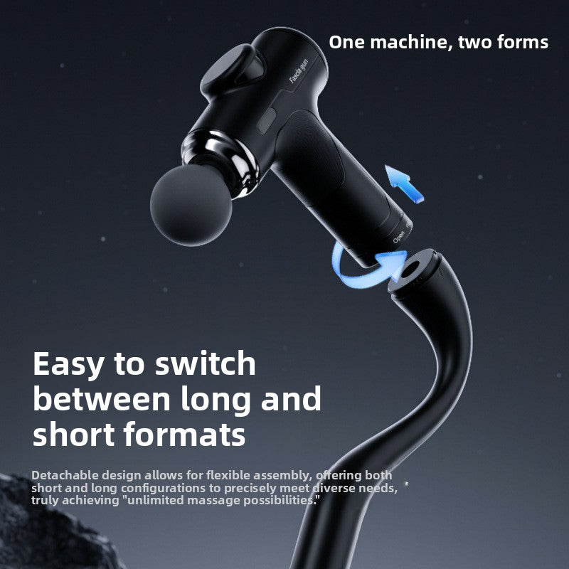 Long Handle Detachable Electric Muscle Massager