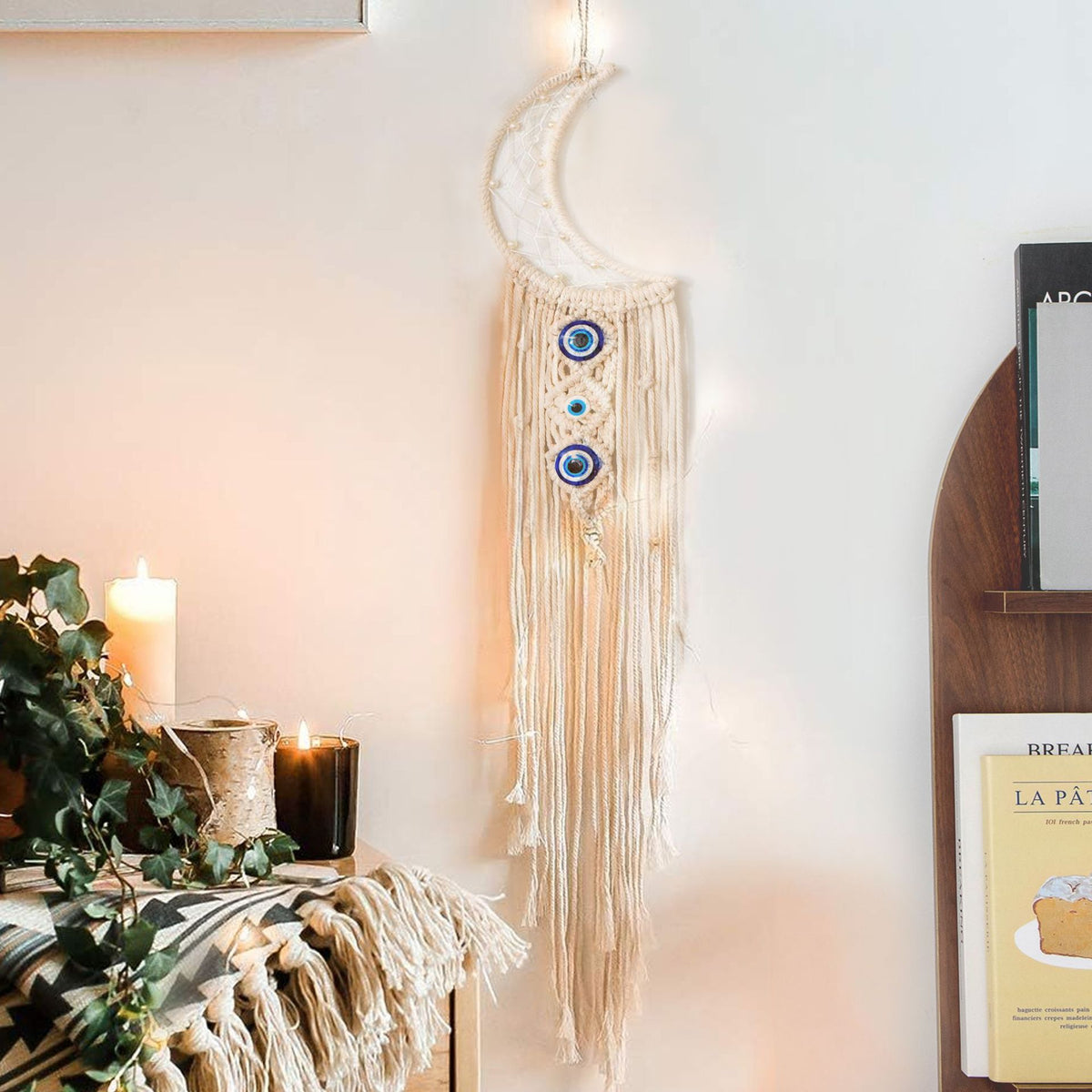 Woven tapestry dreamcatcher