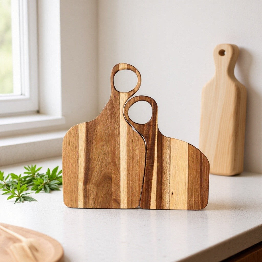 Creative Wooden Cutting Board Serving Tray