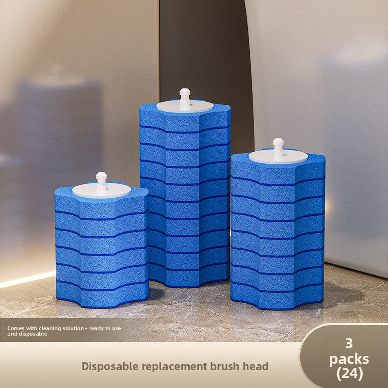Suction Cup Disposable Toilet Brush Toilet Household