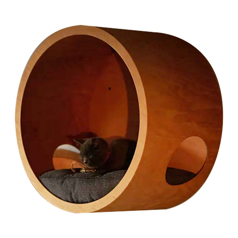 Wall Mounted Cat Climbing Frame with Tunnel