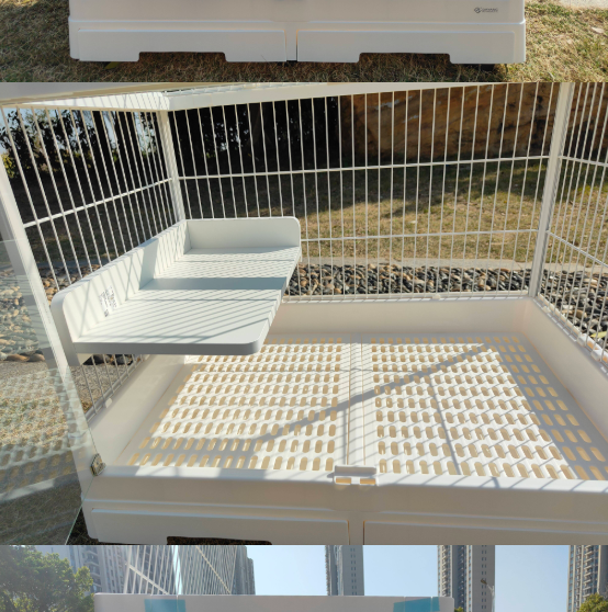 Wooden Rabbit Hideaway House Bed Platform