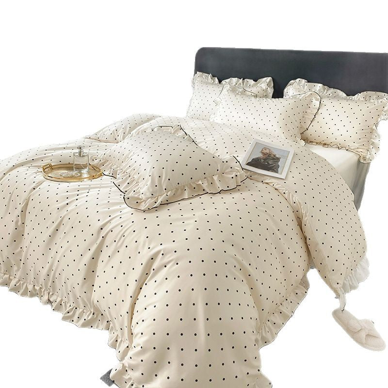 Ice Silk Bed Sheet Set