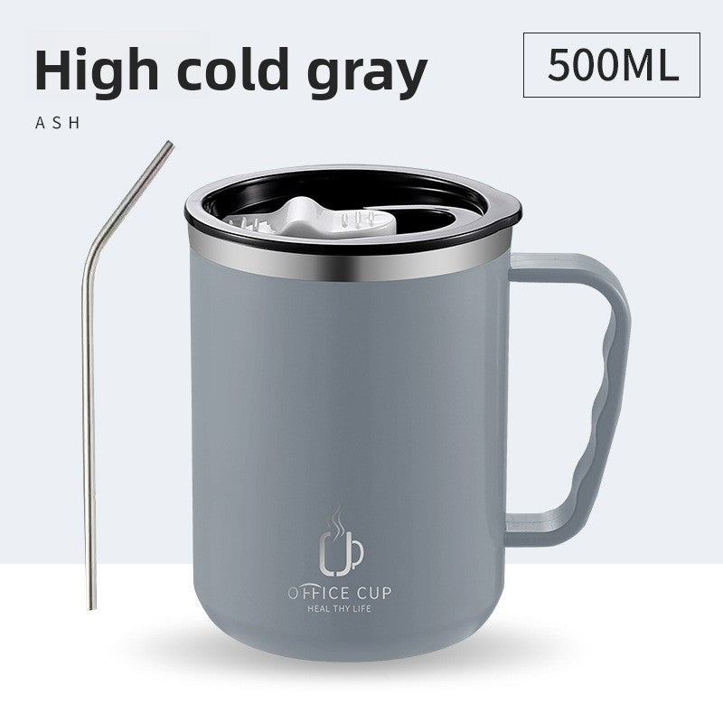 304 Stainless Steel Coffee Mug with Handle