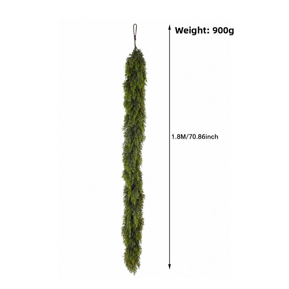 Simulation pine and cypress Christmas rattan soft rubber decorations Christmas Cedar Rattan