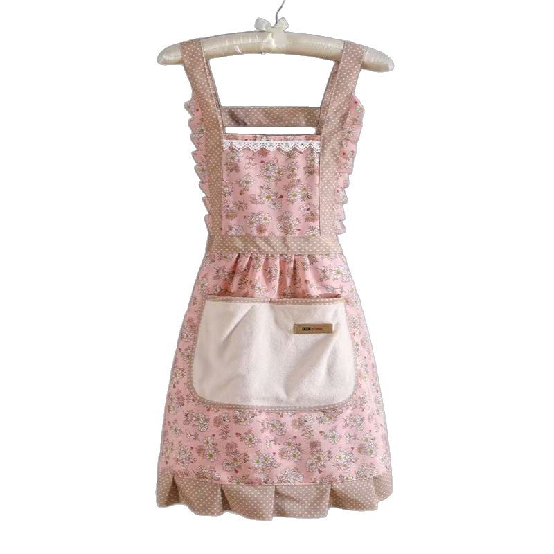 Lightweight Cotton Princess Apron for Women