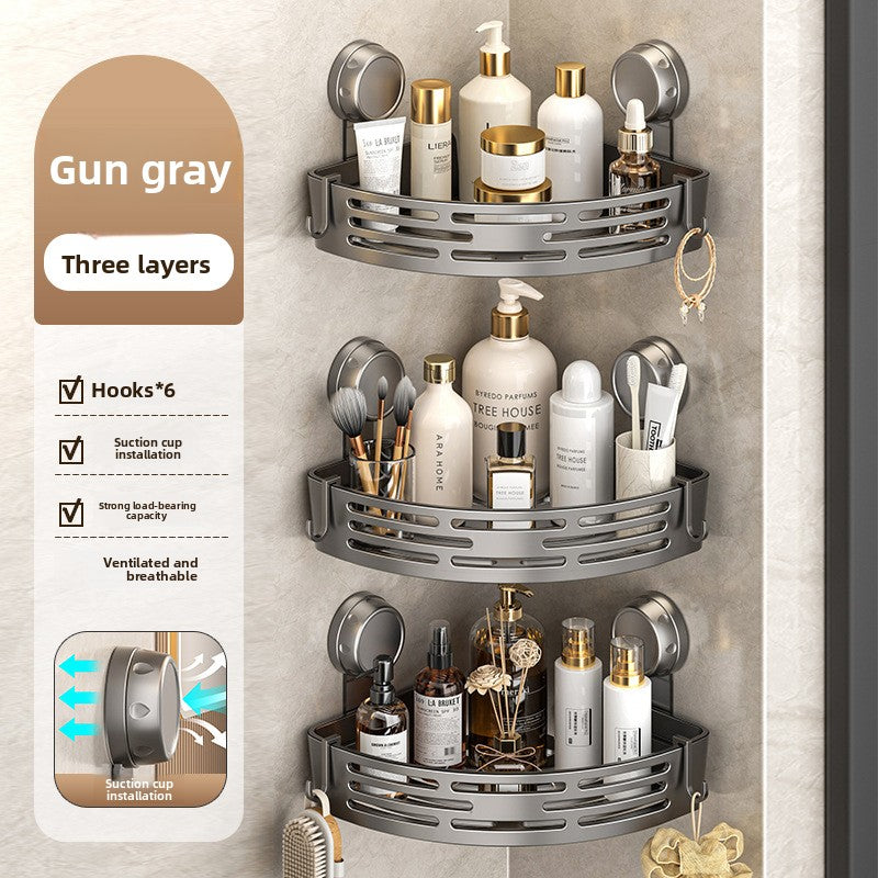 Suction Cup Bathroom Storage Shelf