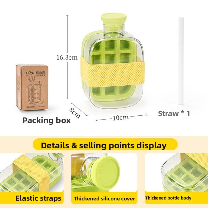 Curling Press-Type Silicone Ice Cube Mold Water Kettle