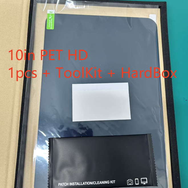 10 inch PET HD Clear Screen Protector Film Auto-Adsorption