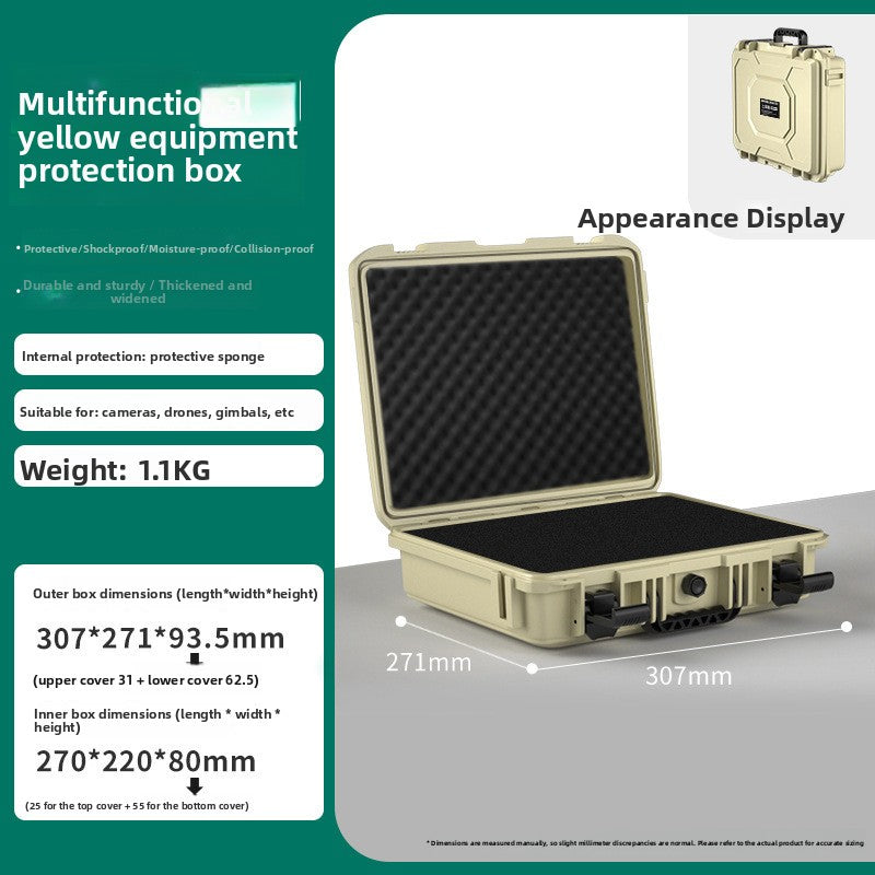 Durable Waterproof Plastic Protective Tool Case with Foam