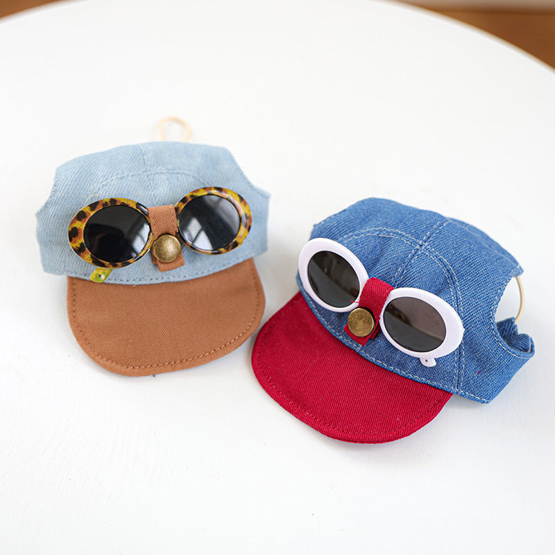 Cat and dog sun protection hat