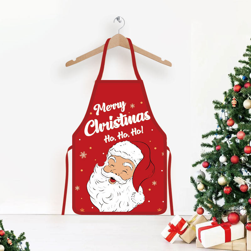 Christmas Printed Apron for Home and Party