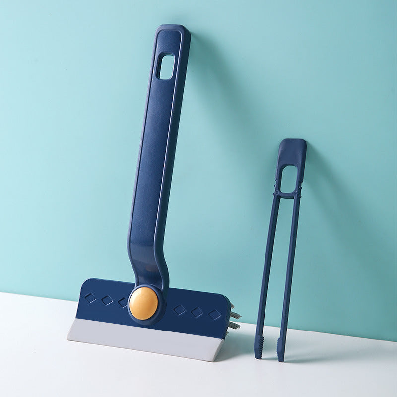 Multifunctional Rotating Floor Gap Cleaning Brush with Long Handle