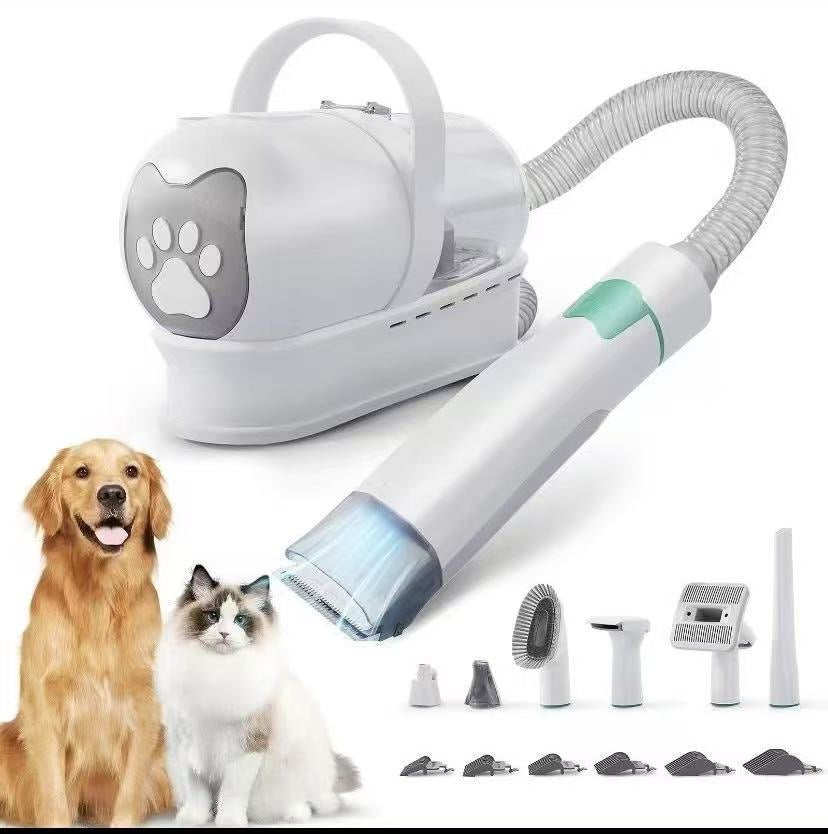 Multifunctional Pet Hair Vacuum Groomer